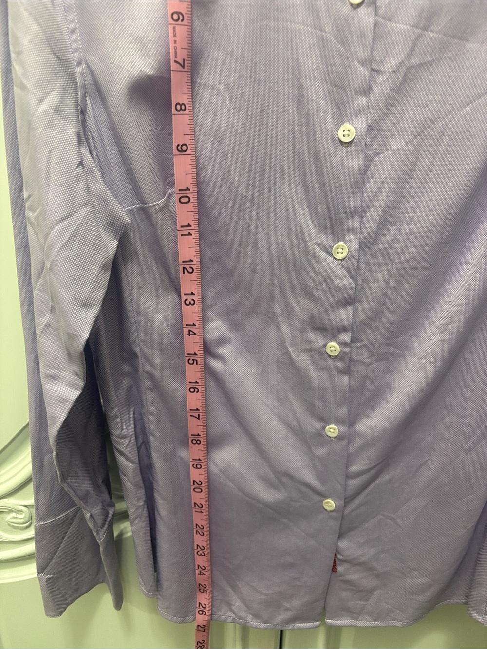 Henri-Henri La' Royale Pink and Purple - Long-Sleeve Button Down Shirts - Large - Picture 13 of 15